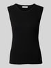 Christian Berg Woman Tanktop in Strick-Optik Black