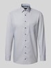 OLYMP Regular fit zakelijk overhemd van puur katoen Lichtgrijs