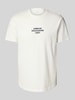 ARMANI EXCHANGE Regular fit T-shirt van puur katoen Wit