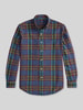 Polo Ralph Lauren Custom Fit Freizeithemd aus reiner Baumwolle Lila