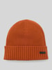 BOSS Muts van pure scheerwol  Oranje