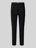 Christian Berg Woman Slim Fit Stoffhose mit verkürztem Schnitt Black