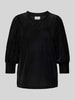 Kaffe Longsleeve mit 3/4-Ärmel Modell 'caca' Black