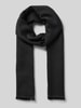 BOSS Schal mit dezenten Streifen Black