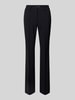 Cambio Broek met persplooien, model 'FARAH' Zwart