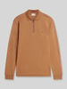 Tommy Hilfiger Regular Fit Poloshirt aus reiner Baumwolle Modell 'LIQUID' Camel