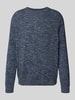 Selected Relaxed Fit Pullover aus reiner Baumwolle Modell 'TILUM' Marine