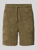 Christian Berg Men Sweatshorts mit Eingrifftaschen Khaki