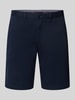 Tommy Hilfiger Slim fit korte chino van een mix van katoen en elastaan Donkerblauw