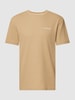 Anerkjendt T-Shirt mit Logo-Stitching Modell 'KIKKI' Beige