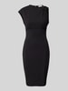 Calvin Klein Womenswear Knielanges Kleid mit Applikation Modell 'SCUBA' Black