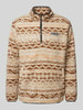 COLUMBIA Sweatshirt met opstaande kraag, model 'RUGGED RIDGE' Offwhite