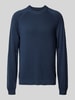 Napapijri Gebreide pullover met raglanmouwen, model 'ZANCA' Marineblauw