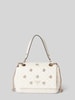 Guess Handtasche mit Steppnähten Modell 'EVERLEE' Ecru