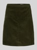 Christian Berg Woman Corduroy rok met deelnaad Donkergroen
