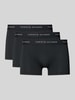 Tommy Hilfiger Trunks mit elastischem Bund mit Label-Intarsien im 3er-Pack Black