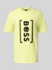 BOSS Green Regular Fit T-Shirt aus reiner Baumwolle Modell 'ICONIC' Hellgruen