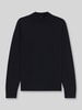 BOSS Regular Fit Pullover aus reiner Schurwolle Modell 'Bjarno' Marine