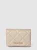 VALENTINO BAGS Portemonnee met labeldetail, model 'OCARINA' Beige