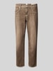 Brax Tapered Fit Jeans aus Baumwoll-Mix Modell 'MILEY' Dunkelbraun