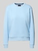Christian Berg Woman Relaxed Fit Sweatshirt aus Baumwoll-Mix mit Rundhalsausschnitt Bleu