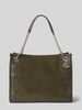 Lauren Ralph Lauren Shopper aus Rindsleder mit Label-Applikation Oliv