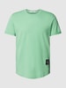 Calvin Klein Jeans T-shirt met labeldetail Lichtgroen