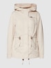 Only Parka z detalem z logo model ‘LORCA’ Brudny biały
