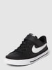 Nike Sneakers met klittenband, model 'Court Legacy' Zwart