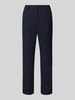 Weekend Max Mara Stretch fit broek met persplooien, model 'FREDA' Marineblauw