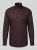 OLYMP Level Five Slim Fit Businesshemd mit Kentkragen Modell 'NEW YORK' Bordeaux