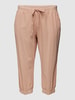 KAFFE Curve PLUS SIZE capribroek met steekzakken Roze