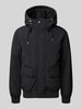 Tommy Jeans Regular Fit Bomberjacke mit Kapuze Black