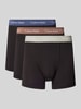 Calvin Klein Underwear Trunks mit Logo-Bund im 3er-Pack Black