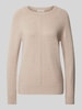 Christian Berg Woman Strickpullover mit Raglanärmeln Metallic Beige Melange