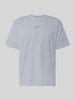 BOSS Green relaxed fit T-shirt van puur katoen model 'TEE 10' Rookblauw