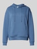 MSCH Copenhagen Hoodie mit Label-Detail Modell 'Ima' Rauchblau