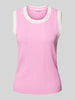 LIU JO SPORT Tanktop met structuurmotief Felroze