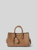 MICHAEL Michael Kors Lederen handtas met labelhanger, model 'SCARLETT' Taupe