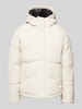 Jack & Jones Steppjacke mit Stehkragen Modell 'WORLD' Offwhite