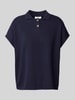 Marc O'Polo Denim Poloshirt mit kurzer Knopfleiste Marine