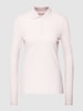 Montego Longsleeve mit Polokragen Rosé