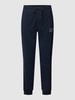 Tommy Hilfiger Sweatpants met labelstitching Donkerblauw