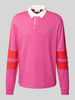 Lacoste Classic Fit Poloshirt im langärmeligen Design Pink