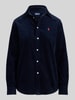 Polo Ralph Lauren Bluzka koszulowa o kroju regular fit z czystej bawełny Granatowy