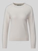 ONLY Regular Fit Pullover mit Rundhalsausschnitt Modell 'RICA' Offwhite Melange