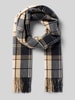 Barbour Sjaal met all-over motief model 'HAILES' Donkerblauw