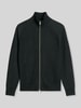 Marc O'Polo Strickjacke aus Wolle mit Stehkragen Black
