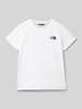 The North Face T-shirt met labelprint Wit