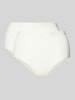 Marc O'Polo Hipster in Melange-Optik Modell 'ICONIC RIB' Offwhite